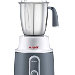 Judge Delight Wet/Dry 3-Jar Mixer Grinder Powerful 750 Watts Motor, Stainless Steel Blades and Jars, Modern Elegant Design, 110v for USA