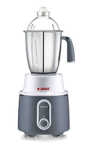 Judge Delight Wet/Dry 3-Jar Mixer Grinder Powerful 750 Watts Motor, Stainless Steel Blades and Jars, Modern Elegant Design, 110v for USA