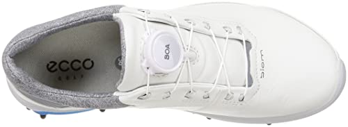 ECCO Women's G 3 BOA Gore-TEX Waterproof Golf Shoe, White, 7-7. 5