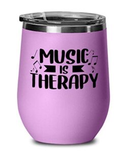 music theory wine glass, light purple wine tumbler, music theory stainless steel insulated lid wine glass mug cup present idea