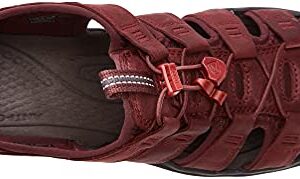 KEEN Women's Sneaker Sandal, Burgundy, 7.5