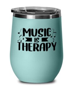 music theory wine glass, teal wine tumbler, music theory stainless steel insulated lid wine glass mug cup present idea