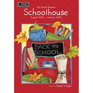 lang schoolhouse 2022 monthly planner (22991012102)