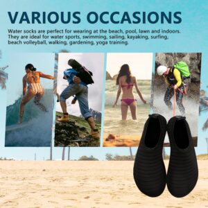 Womens Mens Water Shoes Quick-Dry Barefoot Aqua Beach Socks Non Slip Sports Swim Yoga Surf Pool Exercise Camping Must Haves Essentials