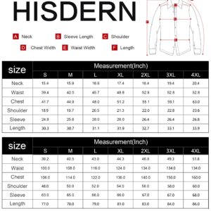 HISDERN Black Green Dress Shirts for Men Long Sleeve Button Down Shirt Black Inner Paisley Contrast Mens Casual Formal Tuxedo Shirt