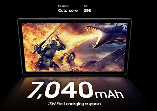 Samsung Galaxy Tab A7 10.4" 2020 (64GB, 3GB) Wi-Fi Only Android 10 One UI Tablet, Snapdragon 662, 7040mAh Battery, SM-T500 (64GB SD Bundle, Dark Gray) Renewed