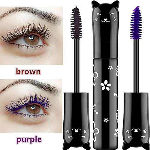 LGSZGDCN White Lashes volume mascara Extensions Makeup Lash Waterproof Fast Dry Eyelashes Curling Lengthening Primer Eye Lashes Party Stage Use