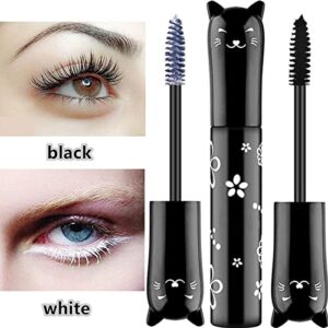 LGSZGDCN White Lashes volume mascara Extensions Makeup Lash Waterproof Fast Dry Eyelashes Curling Lengthening Primer Eye Lashes Party Stage Use