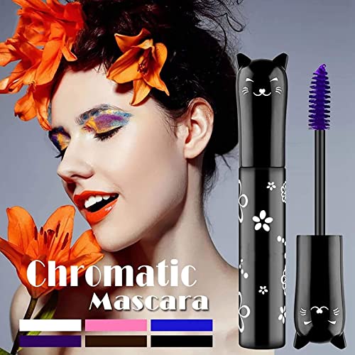 LGSZGDCN White Lashes volume mascara Extensions Makeup Lash Waterproof Fast Dry Eyelashes Curling Lengthening Primer Eye Lashes Party Stage Use