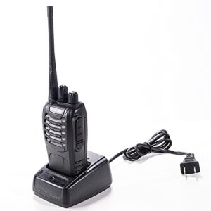 4 Pack Baofeng BF-888S Ham Two Way Radio, Walkie Talkie with Rechargeable Battery, Headphone Wall Charger