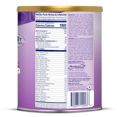 Enfagrow Premium Gentlease Toddler Nutritional Drink, Omega-3 DHA for Brain Support, Prebiotics & Vitamins for Immune Health, Non-GMO, 29.1 Oz Can, Pack of 4, Total 116.4 Oz