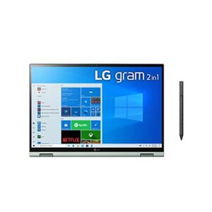 LG-LCD-Laptop 14" 2-in-1 WUXGA (1920x1200) IPS Touch-Display, 16GB-Ram, 1TB SSD, DCI-P3 99%, Lightweight (2.8lbs) Green