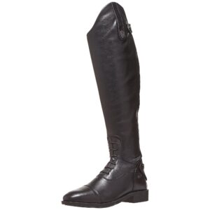 ovation sofia tall ladies field boot with zipper (slim calf, numeric_10)