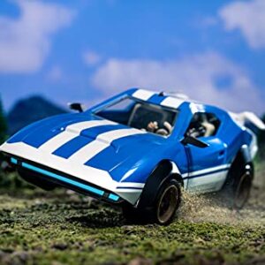 FORTNITE Joy Ride Whiplash Vehicle (Blue & White), with 4-inch Articulated X-Lord Figure