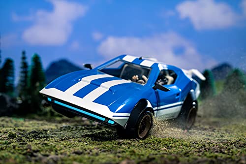 FORTNITE Joy Ride Whiplash Vehicle (Blue & White), with 4-inch Articulated X-Lord Figure