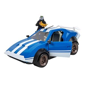 FORTNITE Joy Ride Whiplash Vehicle (Blue & White), with 4-inch Articulated X-Lord Figure