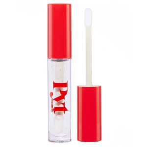 pyt beauty clear lip gloss, hydrating, natural lip plumper, hypoallergenic, vegan makeup, 1 count