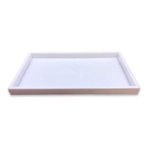 144 Foam Insert Ring Display Tray (White Tray, Green Foam) - 1 Pack (14 ¾” x 8 ¼” x 1”) – Merchandising/ Jewelry Display/ Organizer/ Multi Purpose Tray