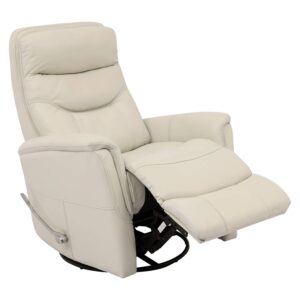 Parker Living Gemini - Ivory Manual Swivel Glider Recliner