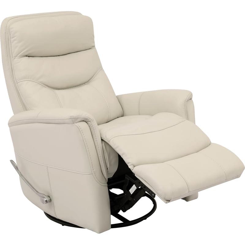 Parker Living Gemini - Ivory Manual Swivel Glider Recliner