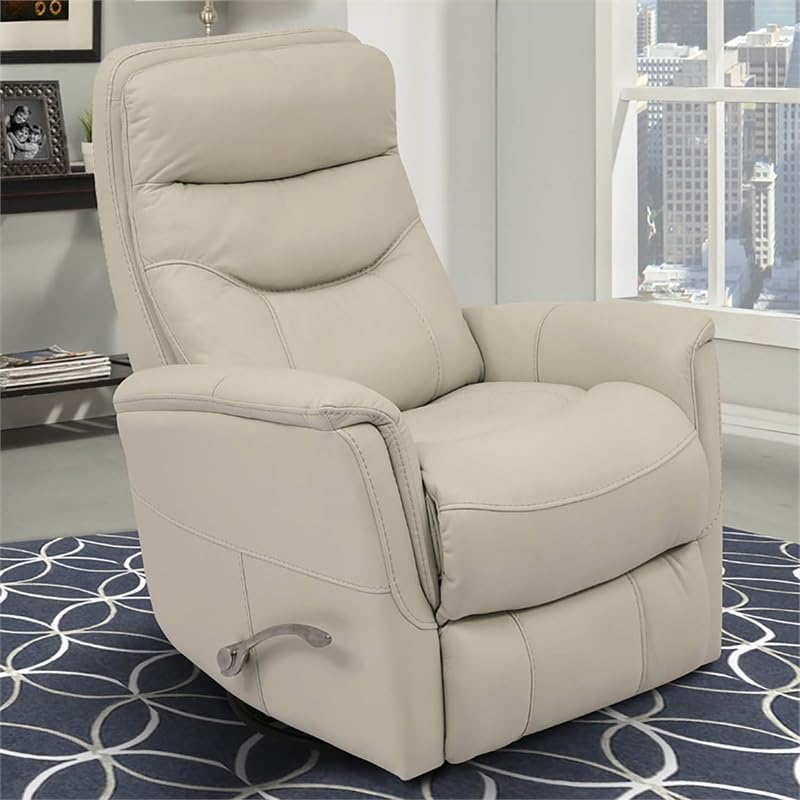 Parker Living Gemini - Ivory Manual Swivel Glider Recliner