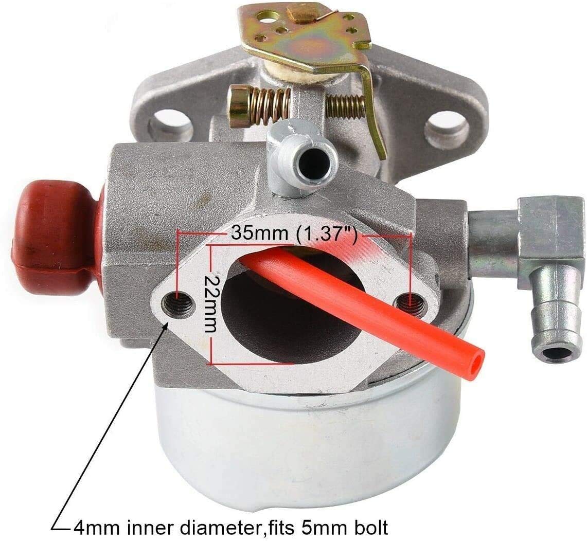 Shnile Carburetor compatible with Tecumseh Sears Craftsman MTD Yard Machine 6 6.25 6.5 6.75 HP Carb