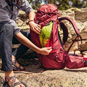 Gregory Mountain Products Kalmia 60 Backpacking Backpack, Bordeaux Red, XS/SM Plus (139219-1126)
