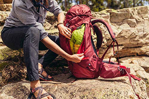 Gregory Mountain Products Kalmia 60 Backpacking Backpack, Bordeaux Red, XS/SM Plus (139219-1126)