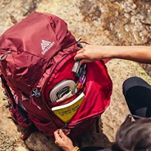 Gregory Mountain Products Kalmia 60 Backpacking Backpack, Bordeaux Red, XS/SM Plus (139219-1126)