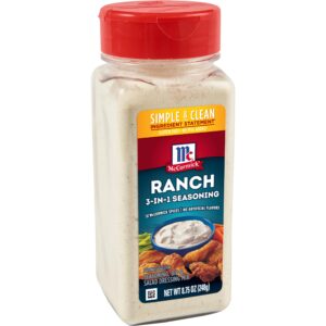 mccormick ranch 3-in-1 seasoning, dip & salad dressing mix, 8.75 oz