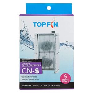 top fin cn-s corner filter cartridges (6 month supply