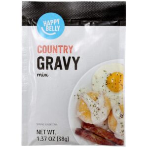 Amazon Brand - Happy Belly Country Gravy Mix, 1.37 ounce (Pack of 12)