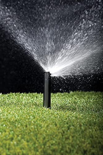 Rain Bird 1804HDSP25 Pressure Regulating (PRS) Professional Dual Spray Pop-Up Sprinkler, 180° Half Circle Pattern, 8' - 15' Spray Distance, 4" Pop-up Height