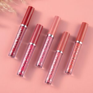 CCbeauty Matte Liquid Lipstick Set 6 Colors Velvet Smooth Lip Stick Waterproof Long Lasting Pigmented Non-Stick Cup Not Fade Pink Lip Makeup Mothers Valentine's Day Gift Sets for Her Women