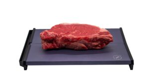 improved defrost tray | meat thawing board | meat defrosting tray | food defrosting board aluminum thawing tray | thaw tray to help thaw meat fast