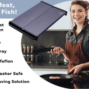 Improved Defrost Tray | Meat Thawing Board | Meat Defrosting Tray | Food Defrosting Board Aluminum Thawing Tray | Thaw Tray to Help Thaw Meat Fast