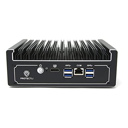 Protectli Vault FW6D - 6 Port, Firewall/Mini PC - Intel Quad Core i5 (8250U), AES-NI, Barebone