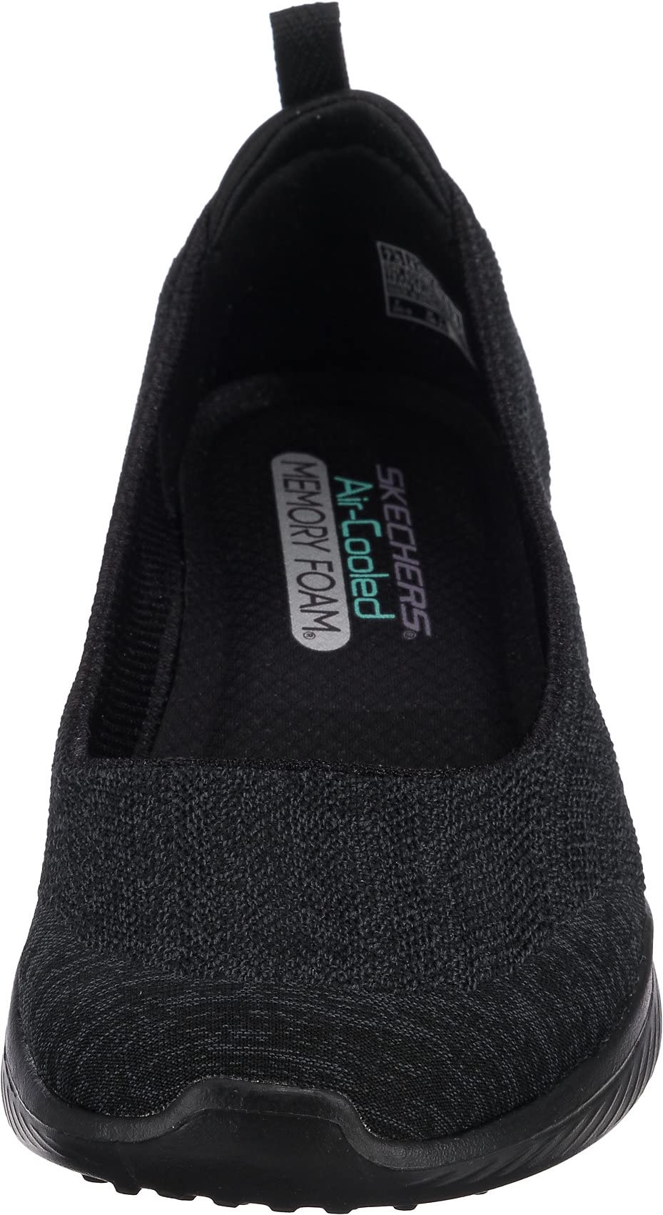 Skechers Women's Microburst 2.0 - Nice Form Slip On Sneakers, Black, 6.5