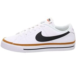 nike men's training gymnastics shoe, white black desert ochre gum light brown, 9