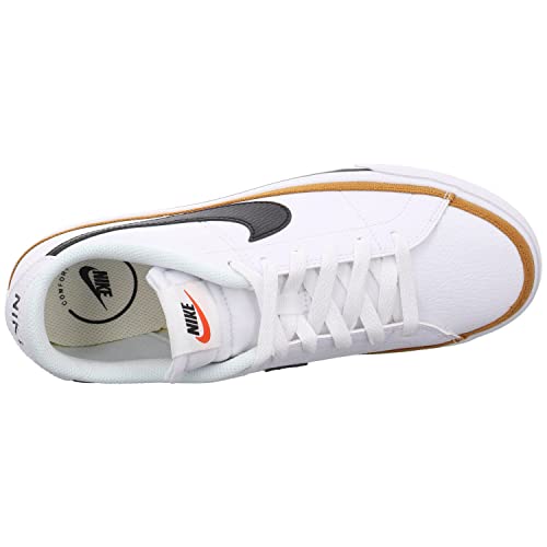 NIKE Men's Training Gymnastics Shoe, White Black Desert Ochre Gum Light Brown, 9