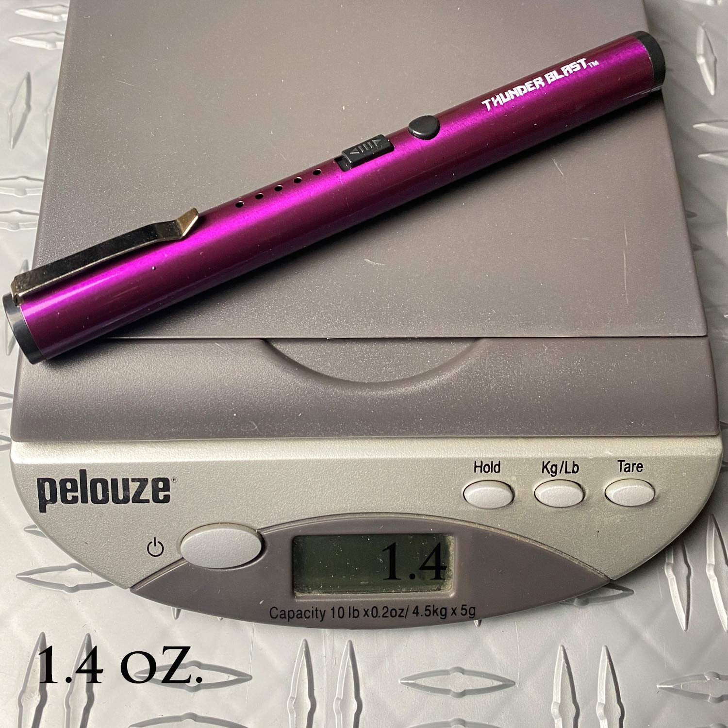 Thunder Blast OTH220 6.25inch Tactical Pen HIGH Power STUN Gun TAZOR WMicro USB Charger for SELF Defense USE ONLY. , Purple