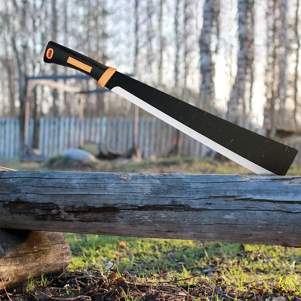 Billhook Sickle Machete for Yard Work Cutting Trees Heavy Duty machetes Mexicanos de Trabajo Best Machete Camping,Gardening Machete,Land Management,Hunting and Outdoor.