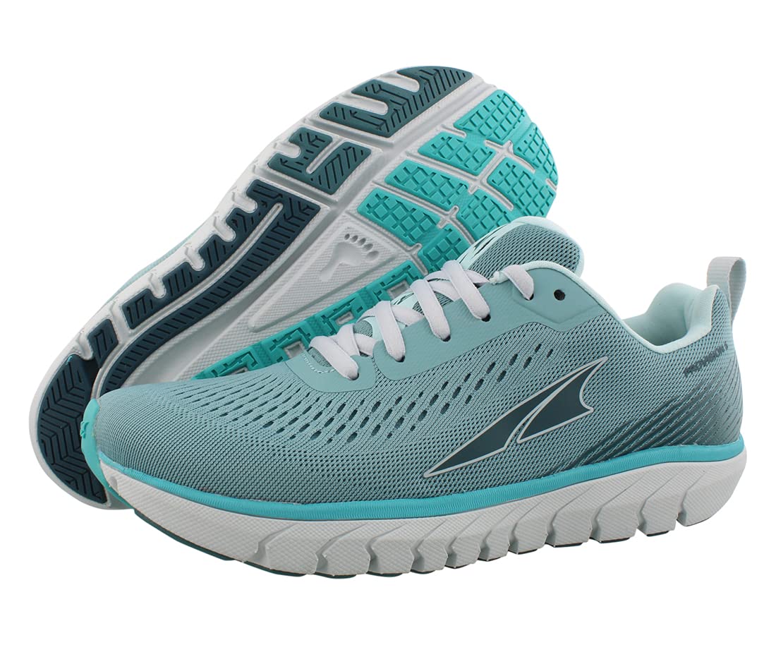 ALTRA Women's AL0A4VRC Provision 5 Road Running Shoe, Teal/Green - 6.5 M US