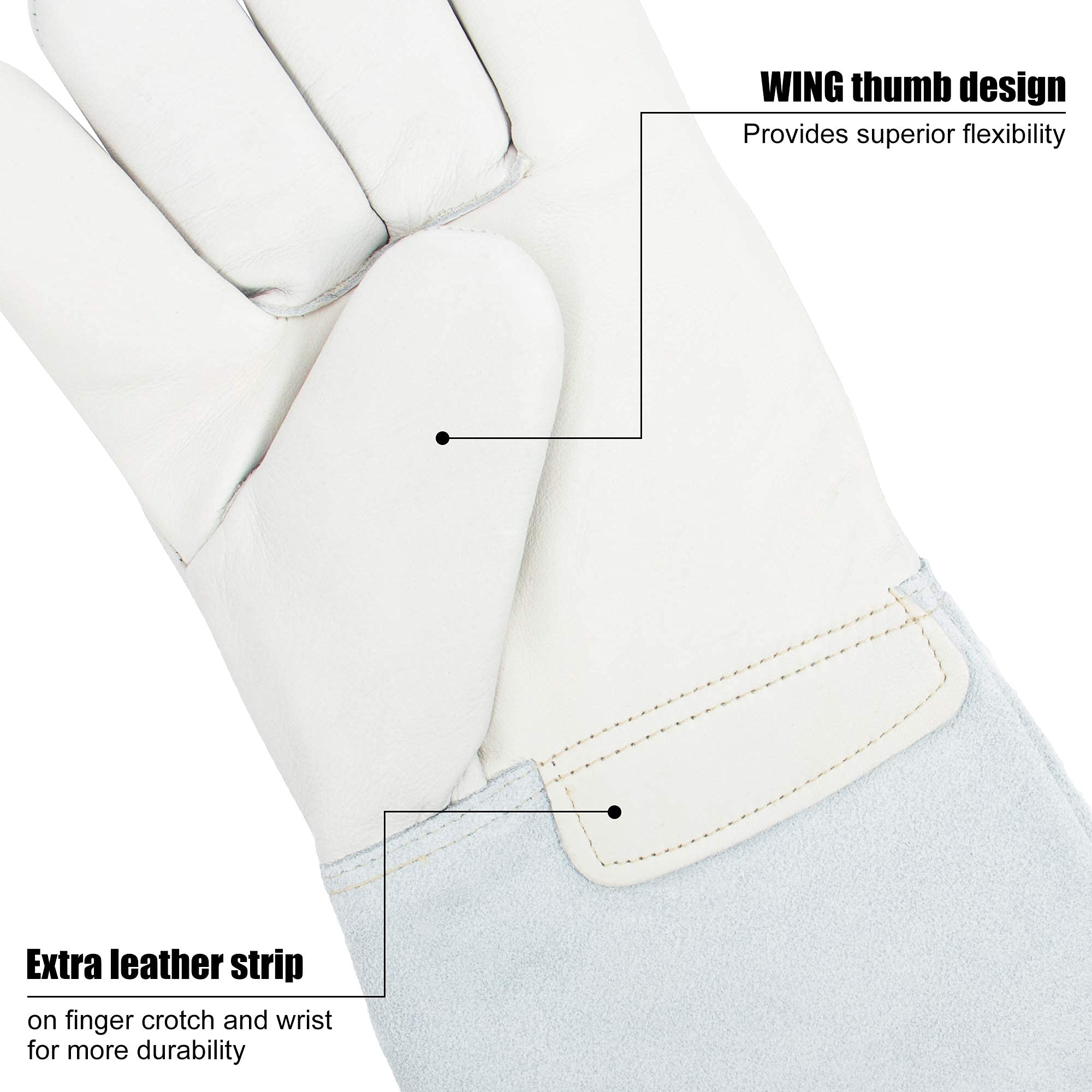 BEETRO -292℉— -418℉/-180℃— -250℃ or Above Antifreeze Gloves for Dry Ice Handling Liquid Nitrogen Low Temperature Resistant Sponge Inner 14 Inch