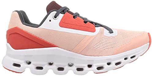 ON Running Cloudstratus Sneaker, 37.5, Red