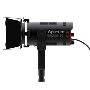 Aputure LS 60D Aputure Light Storm 60D 60W Daylight Focusing LED Video Light Support App Control, Built-in 8 Lighting FX, Barn Doors Included