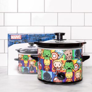 Uncanny Brands Marvel Avengers Kawaii 2qt Slow Cooker- Cook With Your Favorite Avengers