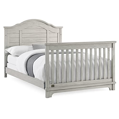 Delta Children Simmons Kids Asher 6-in-1 Convertible Crib with Toddler Rail, Rustic Mist