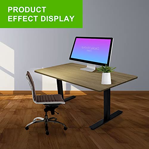 FuwFuz Wood Table Top 48"x24", Solid One Piece Wood Desktop for Sit Stand Desk, DIY Desk for Home or Commercial Use, Rectangular, 1 inch Thick (Walnut, 48"x24"x1")