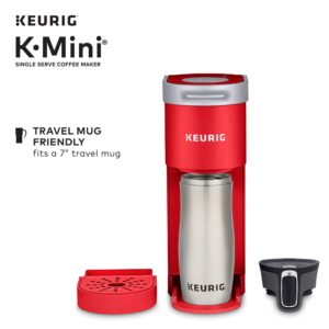 Keurig K-Mini Single Serve K-Cup Pod Coffee Maker, Poppy Red